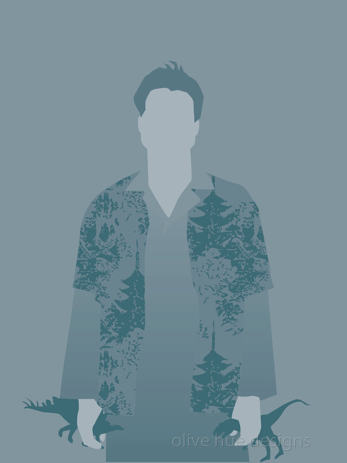 Hoban "Wash" Washburne Firefly 8x10 minimalist poster blue