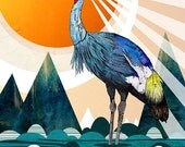 Crowned Crane // A4 Print