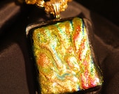 Yellow Gold Dichroic Necklace Set