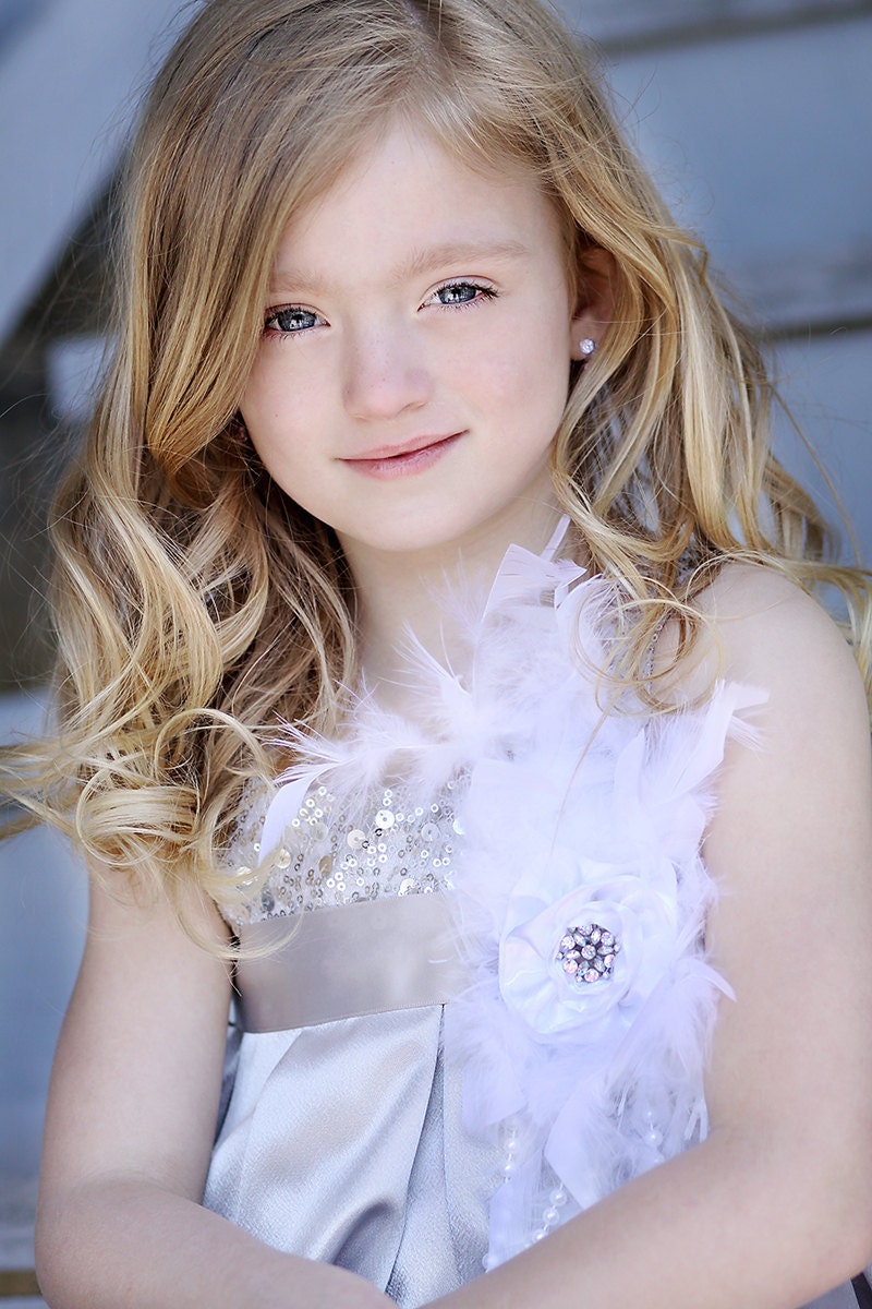 Party Girl Sequin Bubble Dress size 8 years ready to ship