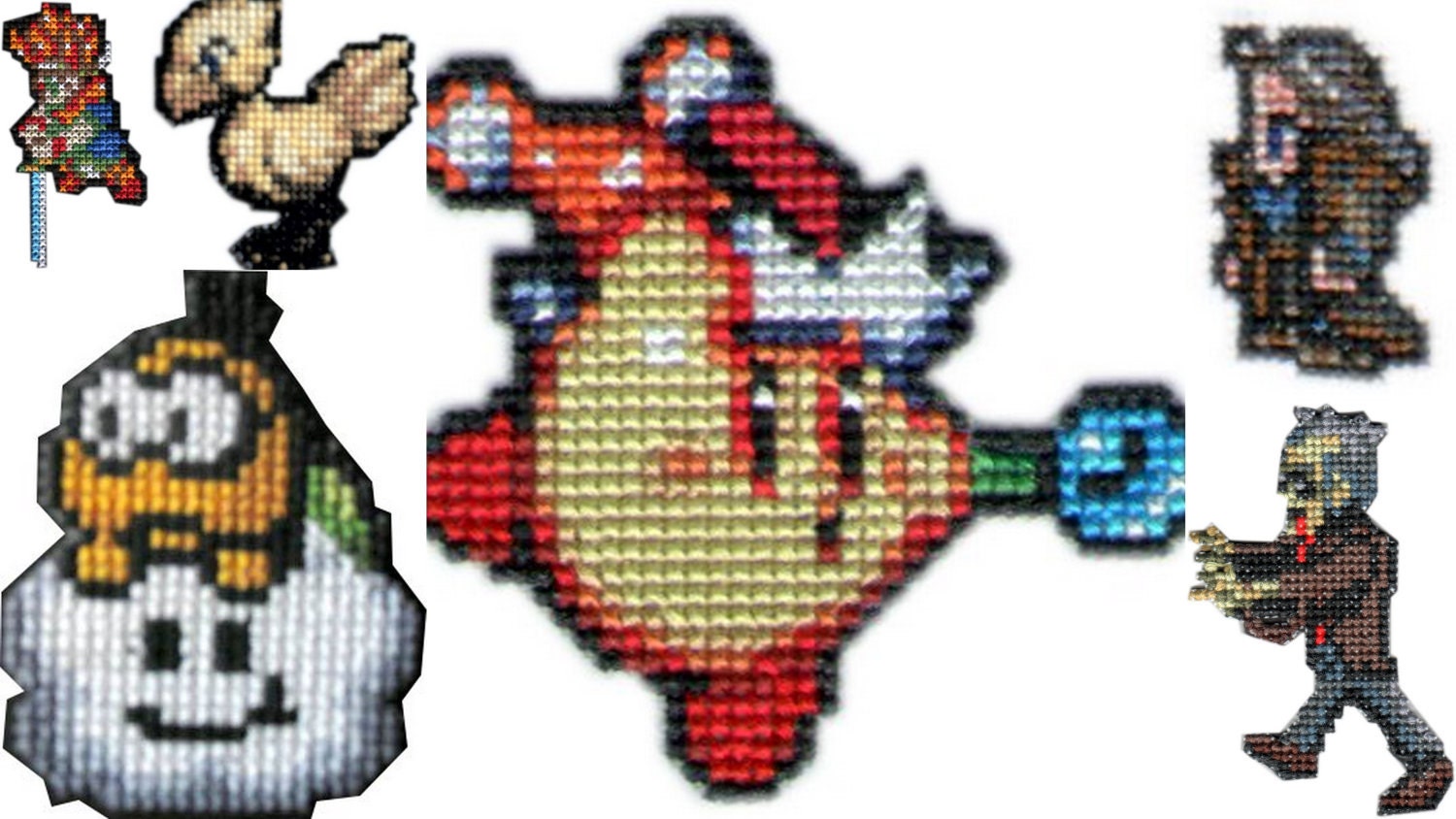 Custom Cross Stitch Item made with any SNES or Sega Genesis sprite