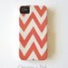 Chevron IPhone 4/4s case l iPhone 5 case l Choose your Color Pattern Geometric Arrows Modern Tribal pink orange blue gray