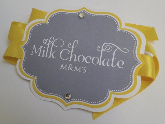 Custom Candy Buffet Labels for Wedding or Party Il_570xn