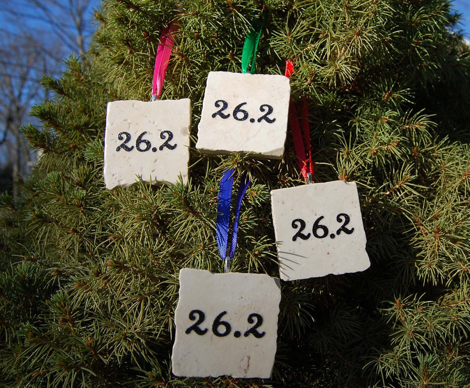 Marathon Running Ornament 26.2