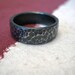 Spiderweb - iron ring band forged and oxidized - Italy Handmade