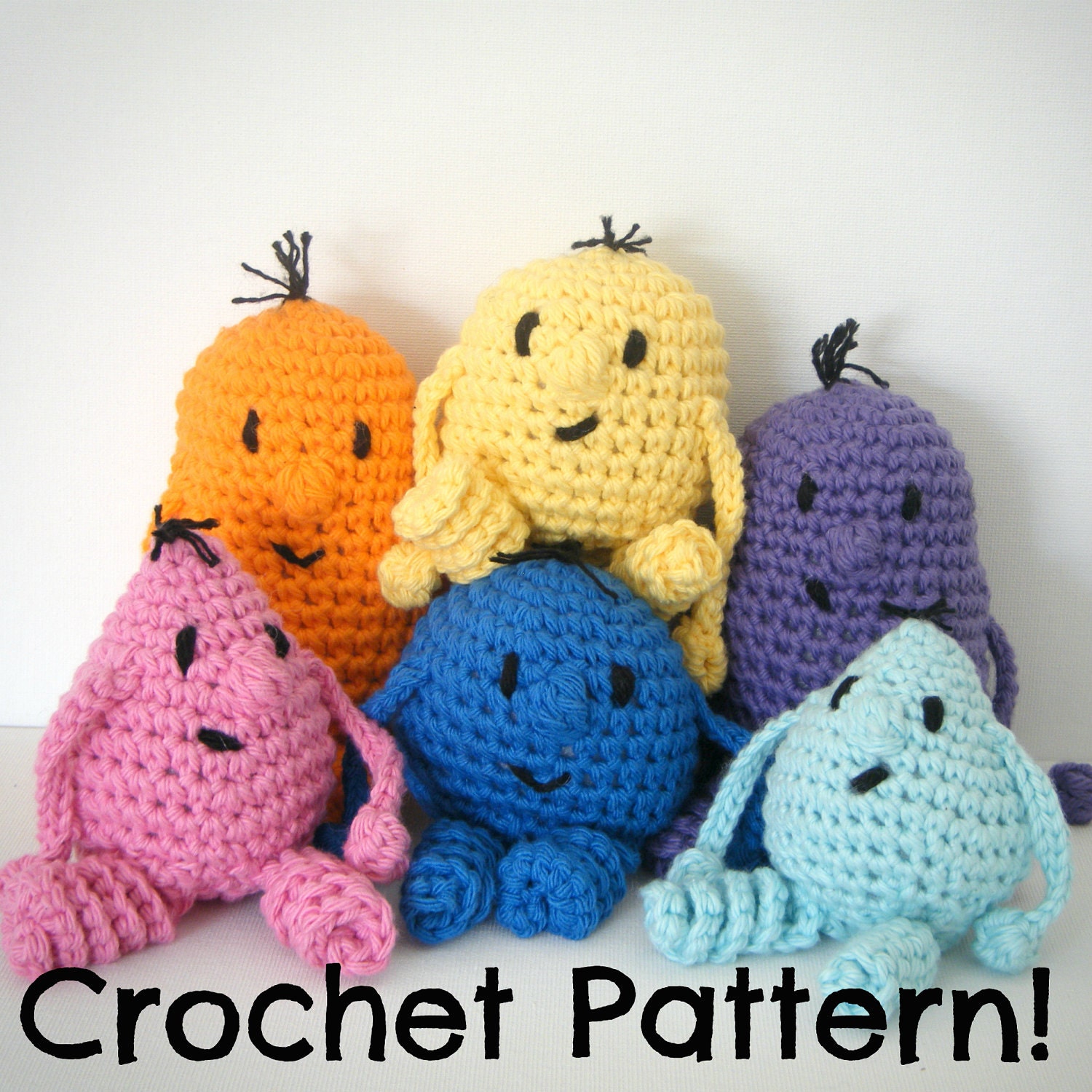 Amigurumi Toy Monster PDF Crochet Pattern INSTANT DOWNLOAD "Uglies"