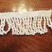 Vintage Chenille Edging Seven Yards, 2" wide, White, price is for all yardage