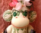 Frida Kahlo Sock Monkey (made to order) by POST STREET