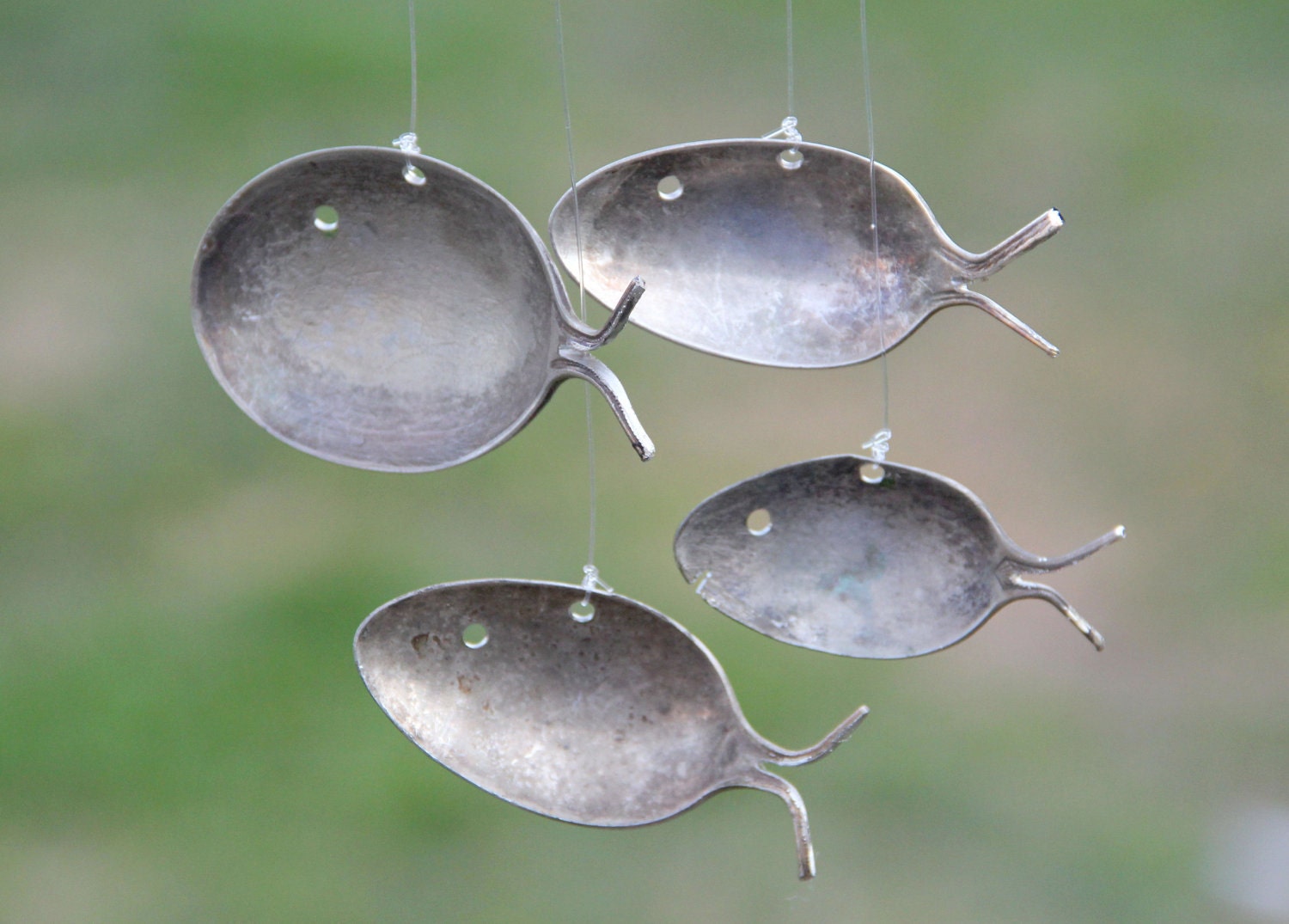 1800's Silver spoon windchimes - Customers favorite item