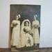 Antique Wedding Photograph Real Photo Postcard Bride Bridesmaids Cottage Chic Decor circa 1915