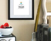 Adventure Time Inspired Quote Art - Mr. Cupcake...Truth or Dare... 11x14in Giclée Print