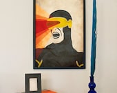 Cyclops - X-Men Comic Character Inspired Poster Series - 11x17 Retro Art Print