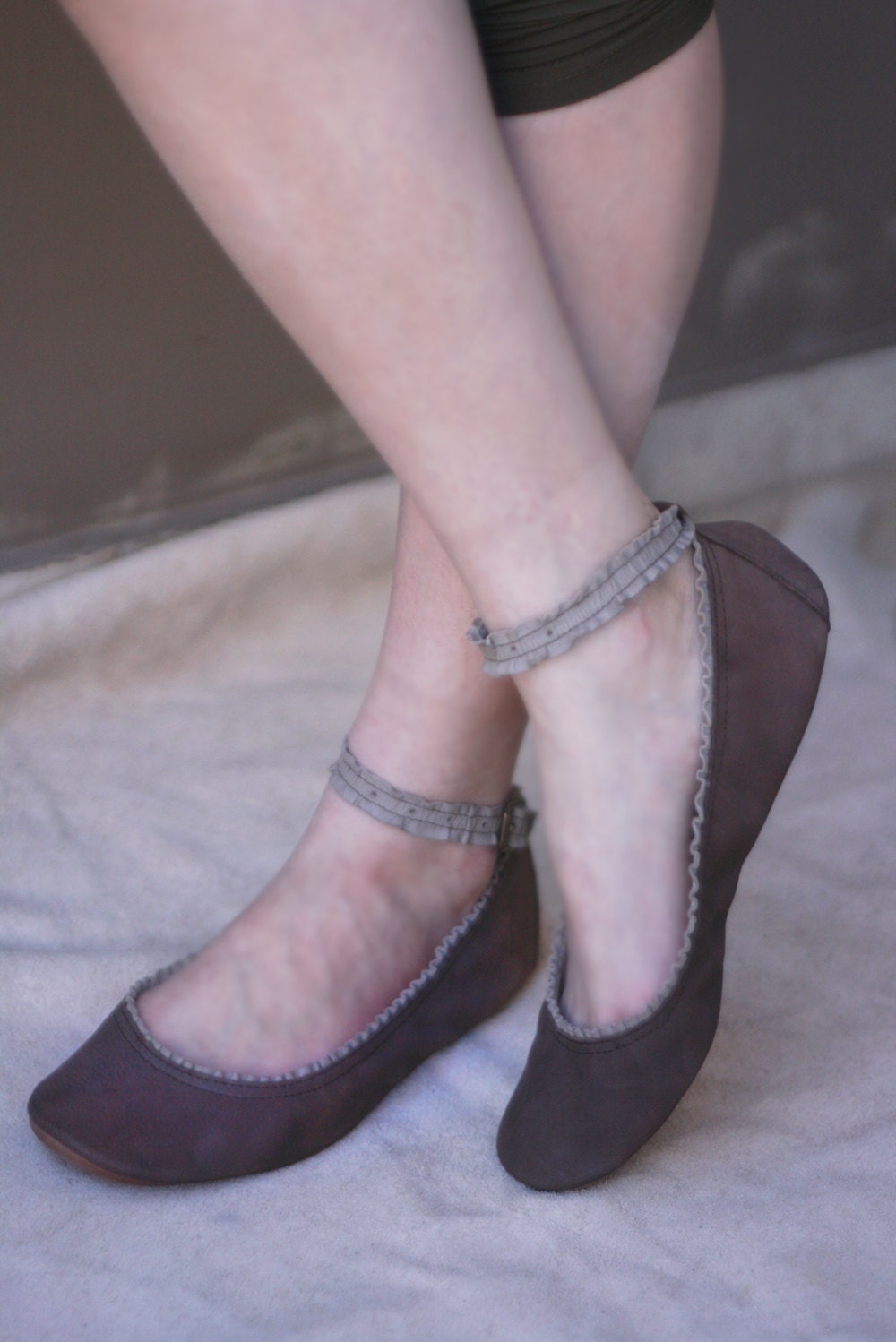 Intimate - Handmade Leather ballet flat shoes - CUSTOM FIT