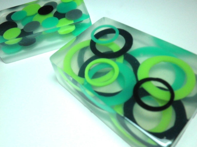 Mid Century Modern Soap - Rings -