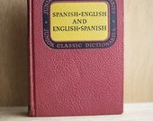 Spanish English Dictionary Book Back to School Language Lesson