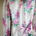 Floral Chiffon Dress with Pleated Collar