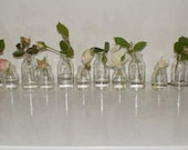 SPRING WEDDINGS.Eleven recycled/upcycled glass specimen vases Two sizes .ECO Decor Spring Celebrations
