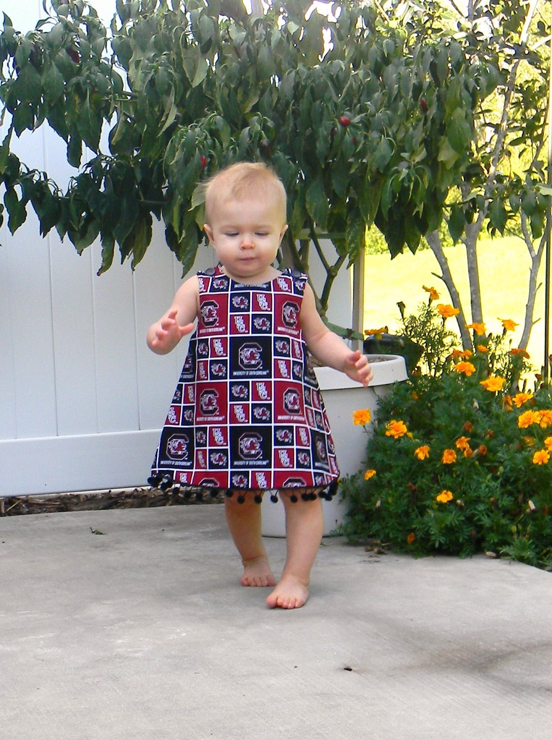 SALE Girls USC Gamecocks Jumper Dresses (Sizes 3T)