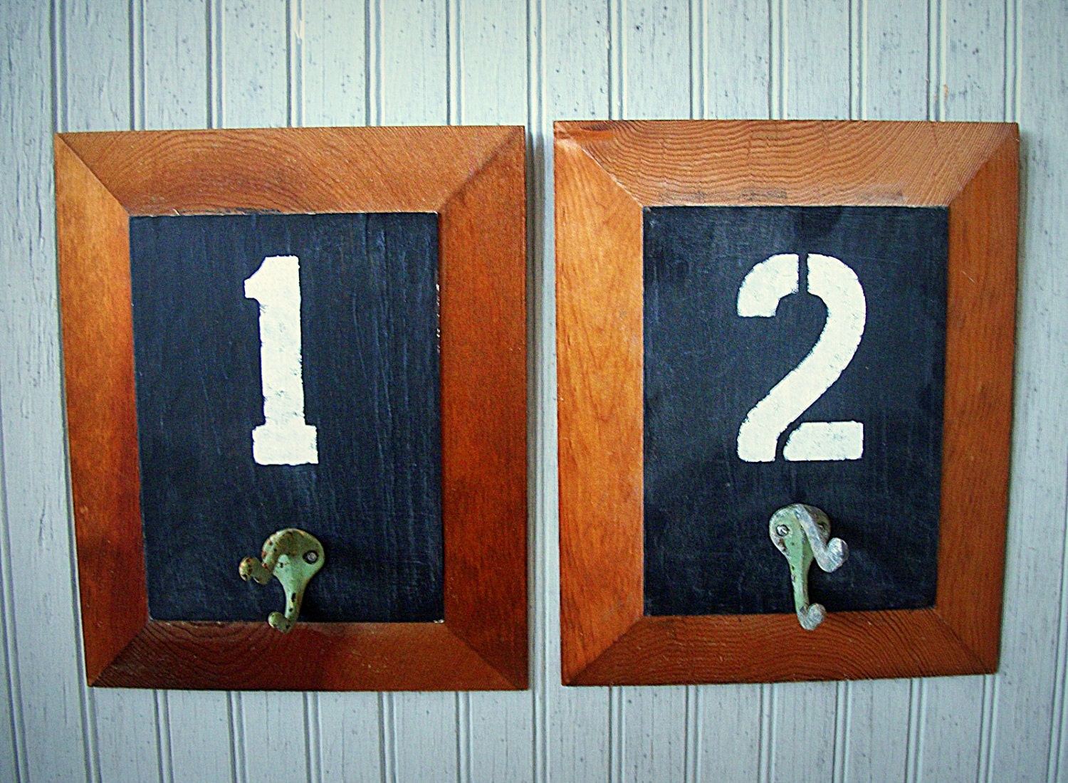 Vintage Upcycled Industrial Hook Rack