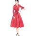 1950s Inspired Cocktail Dress Sewing Pattern 1952 Vogue Reissue of 2401 Sizes 6, 8, 10 uncut