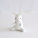 the white rabbit - bunny plush