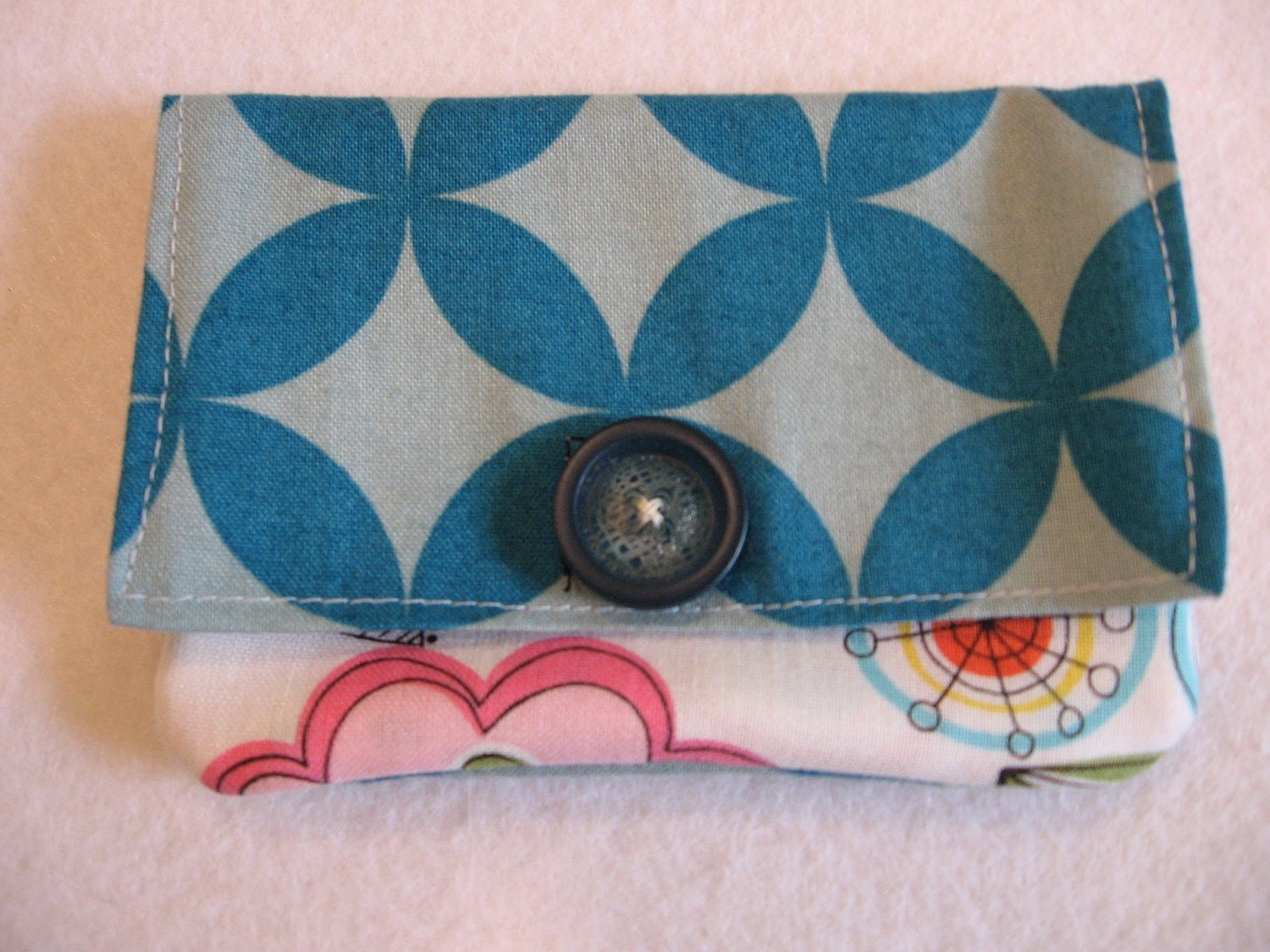 4 different cotton wallets