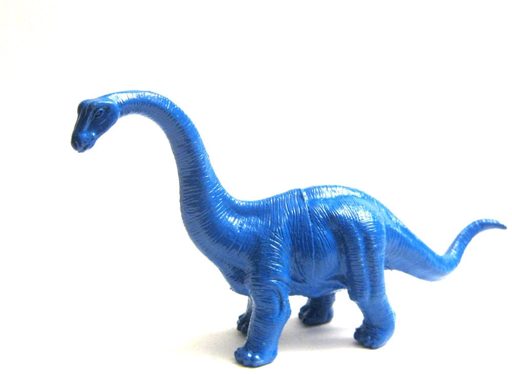 Blue Diplodocus Dinosaur Figurine, Blue Diplodocus Home Decor, Dinosaur Statue