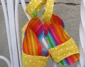 Reversible Strappy  Sandals: Baby Sandals PDF Sewing Pattern, Baby Shoes Pattern