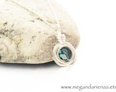 Emerald Green / May Birthstone Necklace - simplicity - Swarovski Crystal and Argentium Silver