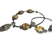 Tiger eye beaded Necklace