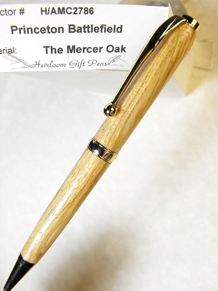 Mercer Oak Pen from the Historic Battle of Princeton