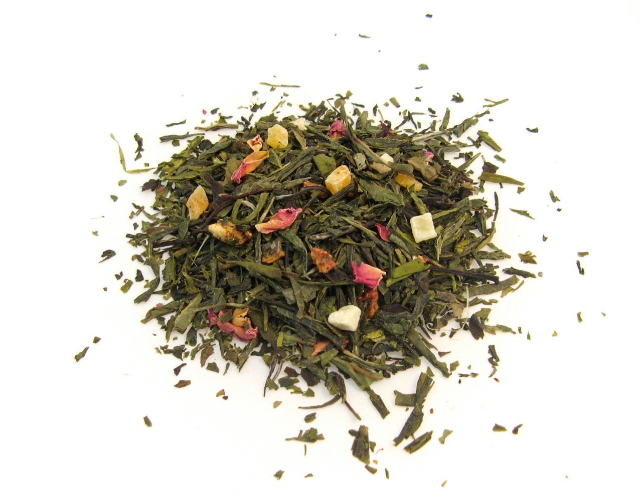 Spring Fancy Green & White Tea, Loose Leaf Tea Blend, 4 oz. Tin, Papaya, Pineapple, Strawberry, Passion Fruit, Spring Tea Party