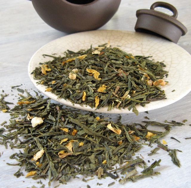 Green Earl Grey, Green Tea Citrus, Luxury Loose Leaf Tea Blend, 3.5 oz. Bag, Oil of Bergamot, Orange, Lemon, Sencha