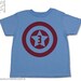 Number 3 Birthday Shirt - American Super Hero 3rd Birthday T-Shirt ( CA 3 BTT 1063 )