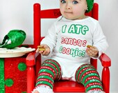 I Ate Santa's Cookies - Funny Christmas ONESIE - Toddler Tee also available