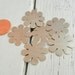 NICKEL Silver Flower Blanks. 24 gauge 15/16" 8 Petal Flowers. Pack of 6. Metal Blank for Hand Stamped Personalized Jewelry