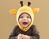 Giraffe Baby/Toddler Fleece Hat