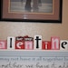 Be My Valentine - decoration Blocks - with vinyl lettering