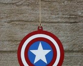 Captain America Shield Ornament