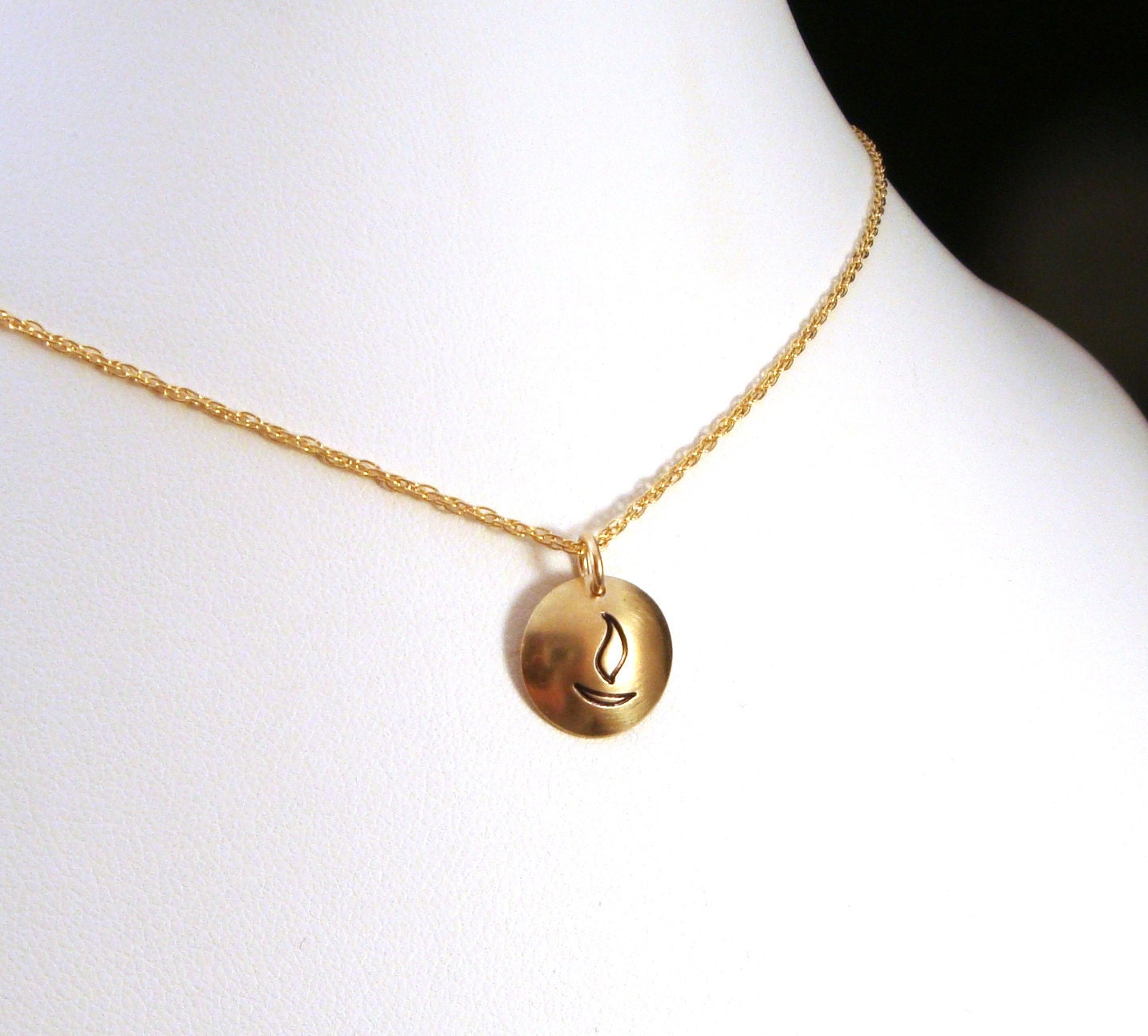 14k Gold Filled UU Chalice Necklace