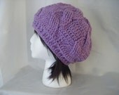 INSTANT DOWNLOAD Cables crochet Beret and Scarf Set Pdf Pattern by E-mail