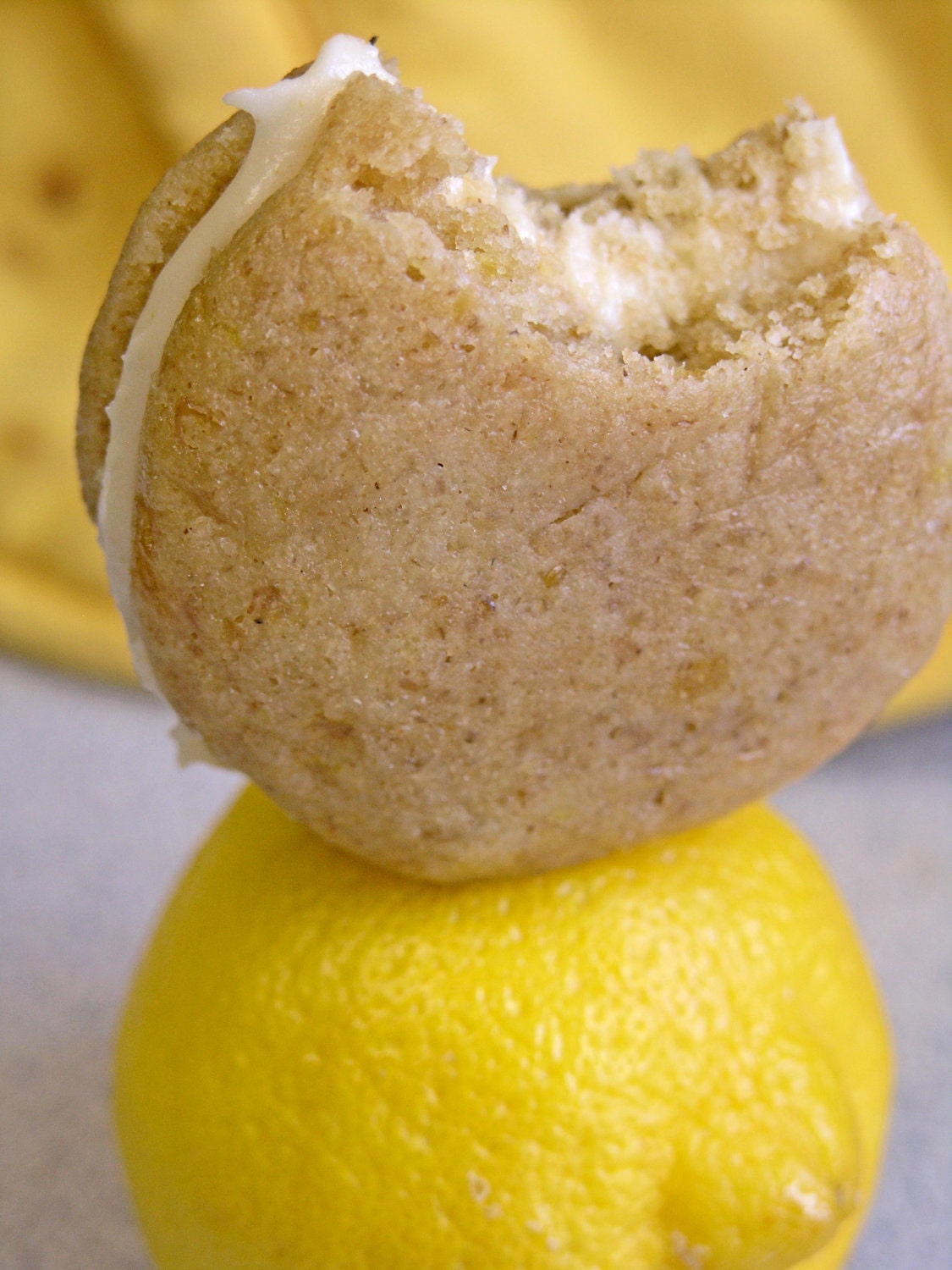 Lemon Ginger Cream Wookies Vegan Gluten Free No Gluten