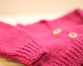 Knitted Baby V-Neck Cardigan: 7 colours available