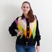 Vintage 60s Italian Alpaca Wool Argyle Men's Cardigan Sweater - Unisex, Medium M