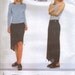 90s Vogue American Designer Pattern 2011 Calvin Klein Womens Top & Skirt Size 12 14 16 Bust 34 36 38 UnCut