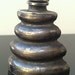 Sterling Silver 1930-40s Perfume Bottle with Purple Stone