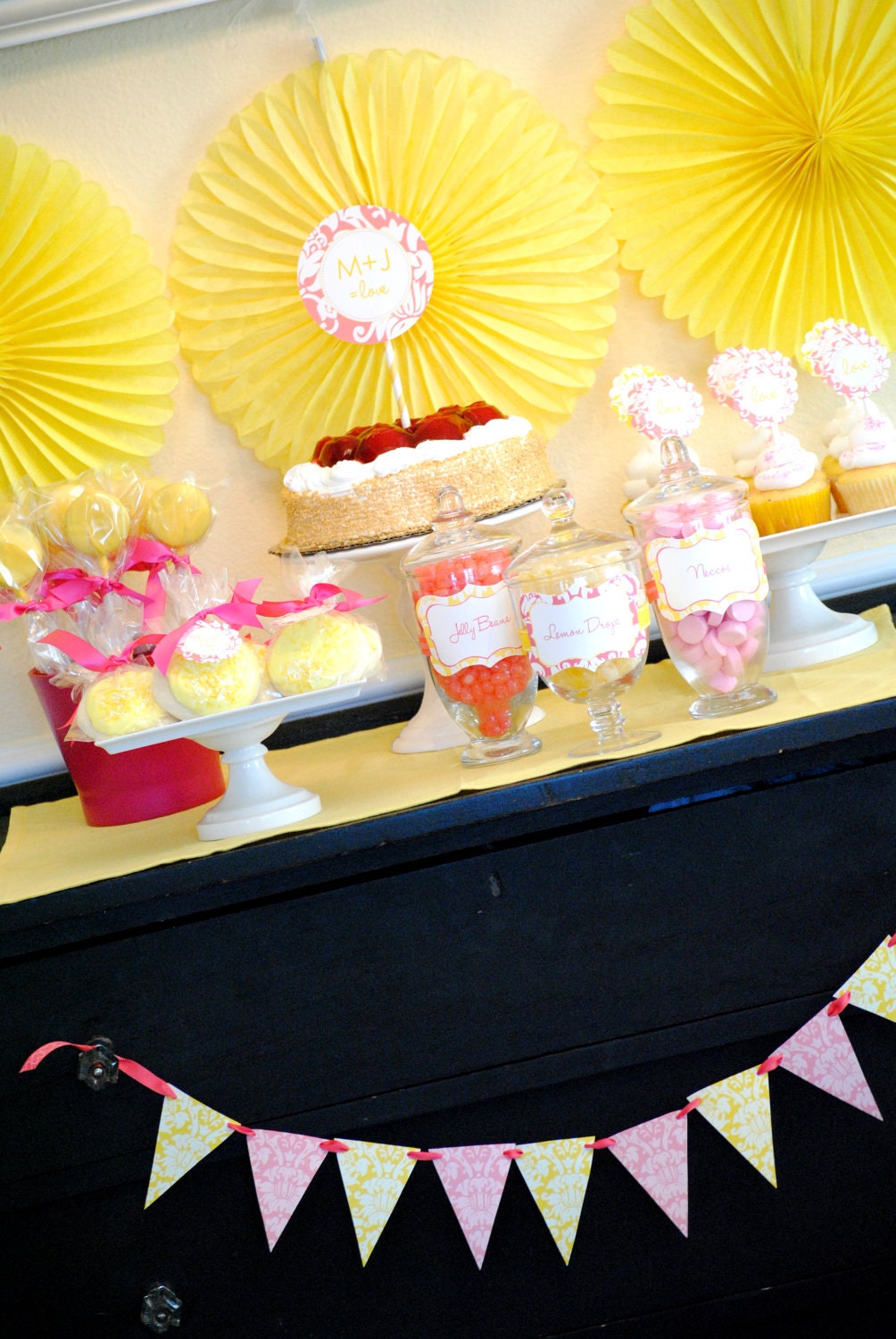 Pink Lemonade delux Collection - PRINTABLE PARTY PACKAGE by Itsy Belle Il_570xn
