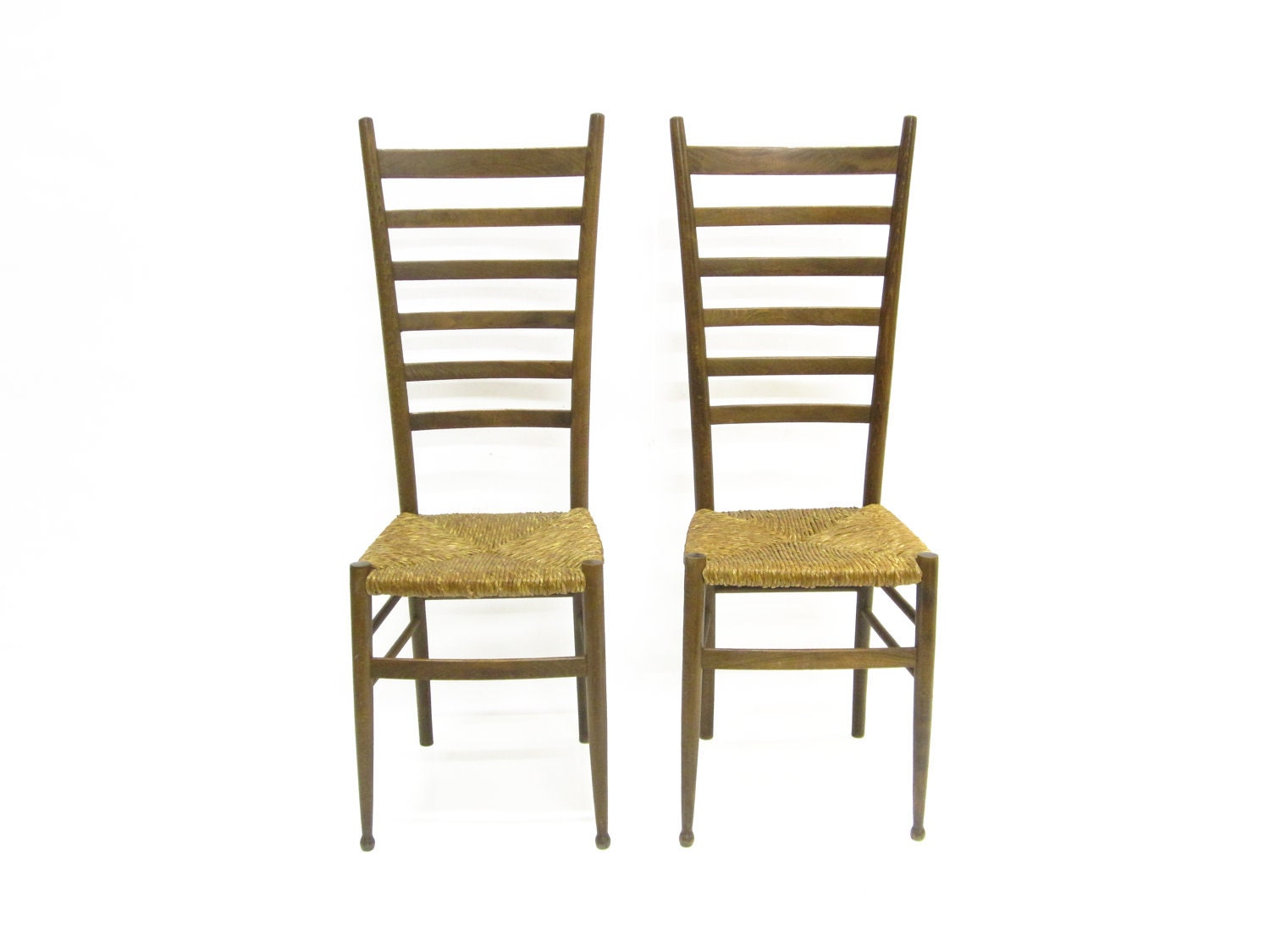 50% OFF SALE - Pair of Vintage Gio Ponti Style Chairs