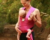 Beachfront Baby Wrap Carrier- water babywearing at the beach, pool, water park or in the shower- PASSIONBERRY