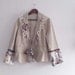 Bohemian Jacket/ Rustic French Country Plus Size 1x 2x 3X Eco Fashion Gypsy Mori girls Handmade